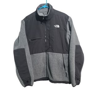The North Face Men's Denali Jacket Gray Black Size Large